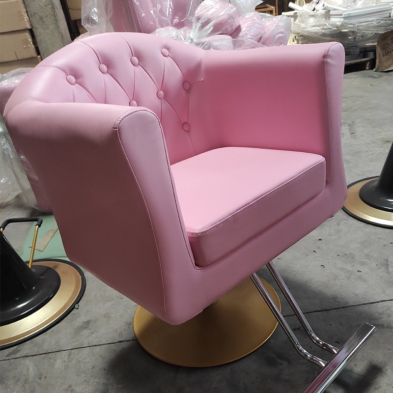 Yayou Modern portable gold plated base barber chair suitable for barber shop