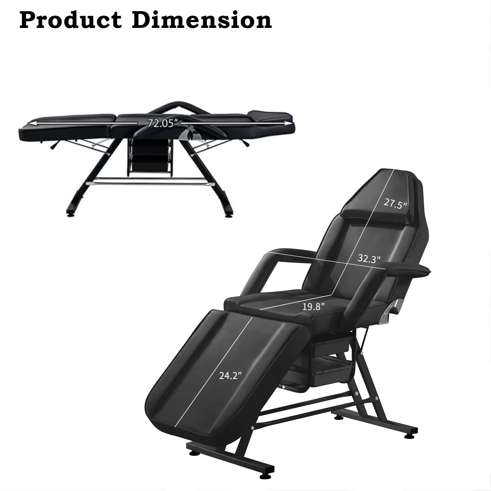 Cheap Facial Adjustable Multifunctional Tattoo Furniture Chinese Massage Micro Plastic Surgery Portable chair