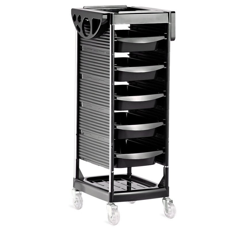 x8-2 Logo printing hair color in salon trolley
