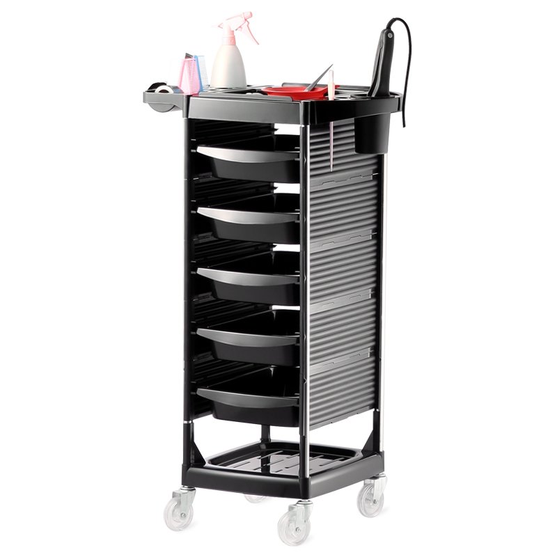x8-2 Logo printing hair color in salon trolley
