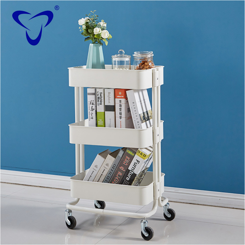 colorful low price salon storage cart for beauty Salon pastry shop restaurant home furniture Cheap Steel Salon Trolley