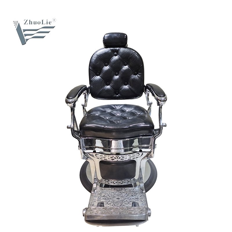 silla de barberia profesional Antique Barber Shop Chair Styling Hair Salon Furniture Reclining Barber Chair