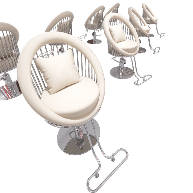 Modern Beauty Barbershop Hair Salon Equipment White Barber Chair Cheap Price Factory Supply Modern China Luxury Wholesale