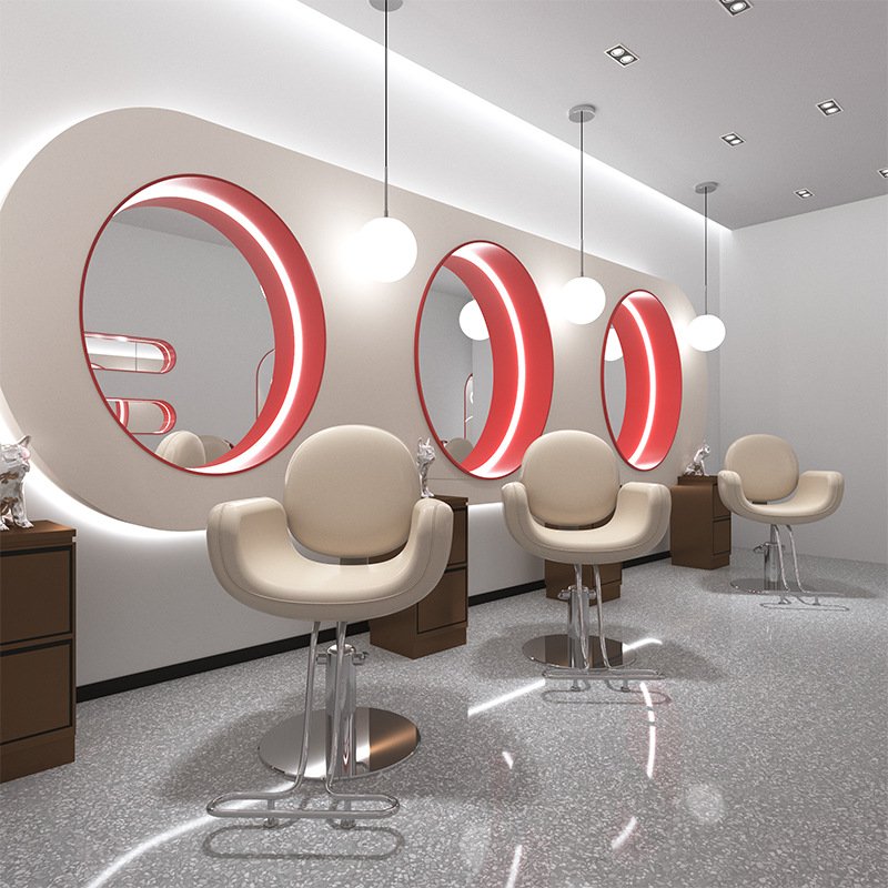 Modern Beauty Barbershop Hair Salon Equipment White Barber Chair Cheap Price Factory Supply Modern China Luxury Wholesale