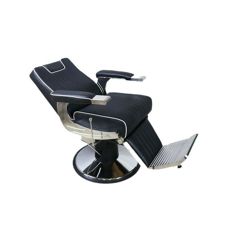 Wholesale Price Barbershop Men All Black Hair Styling Barber Chair Frame Salon Hairdressing Barber Chairs