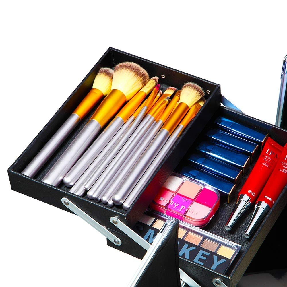 Makeup Trolley Rolling Beauty Nail Case Make up Organizer Beauty Nail Salon Hairdresser Travel Portable Trolley Case Storage