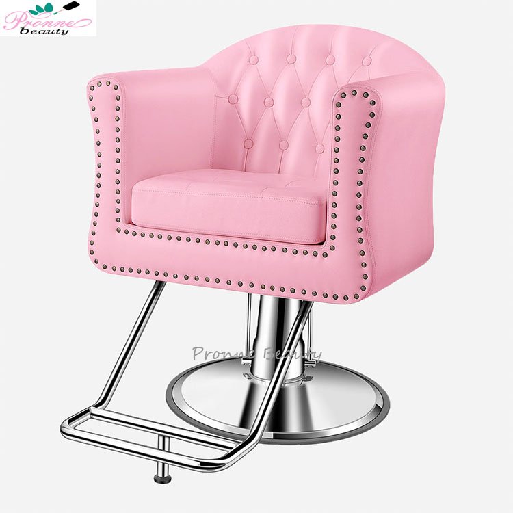 Wholesale luxury metal aluminum base styling barber chair vintage reclining hair cutting chairs price