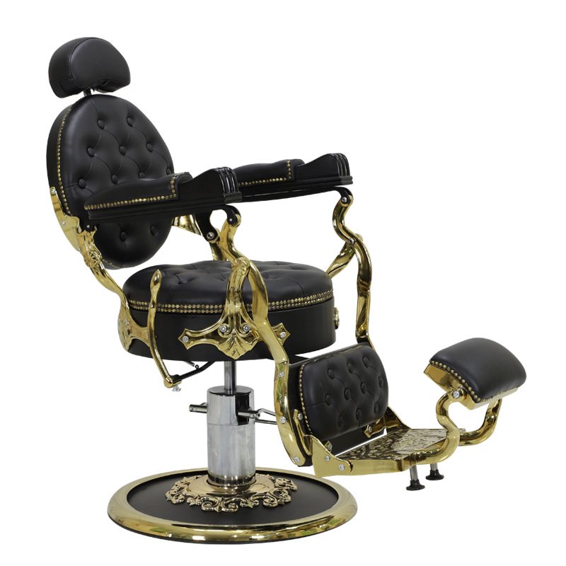 customizable color new popular color all steel material can tilt upside down pu leather men's salon shop barber chair