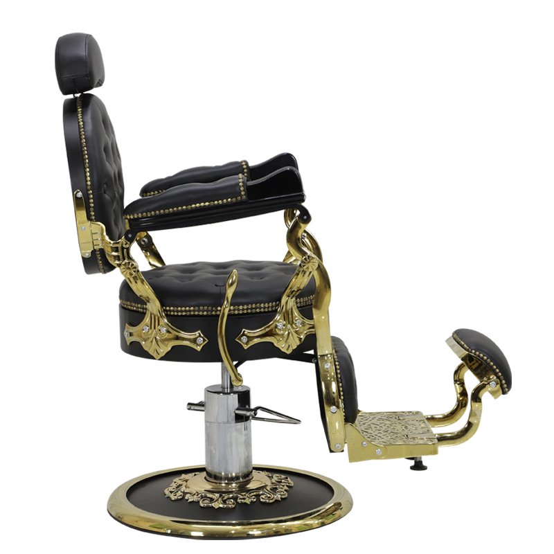 customizable color new popular color all steel material can tilt upside down pu leather men's salon shop barber chair