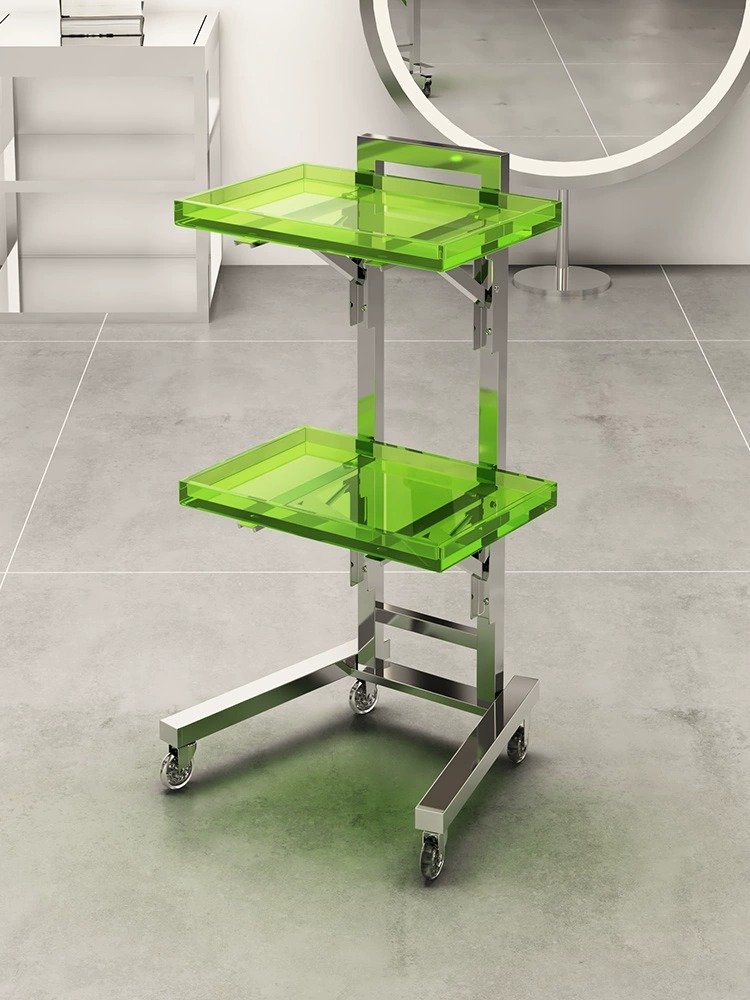 Hair Salon Tool Online Celebrity Stainless Steel Salon Furniture Barber Shop Barber Chair Modern Beauty Tool Car for Hair Salons