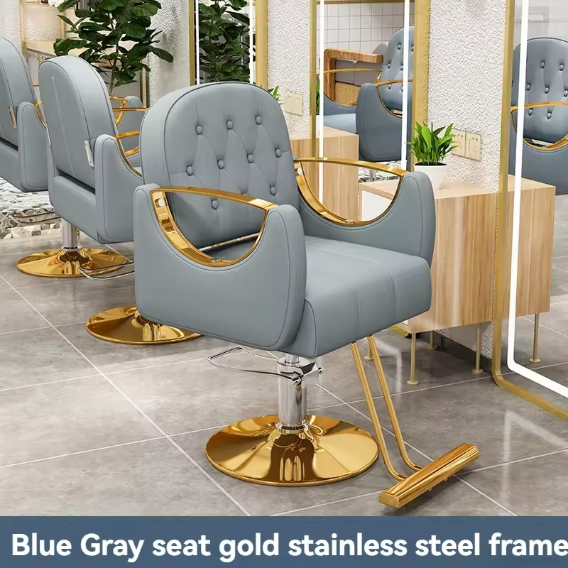 Chinese made of leather, height adjustable, various colors customizable barber chair for salons bedroom