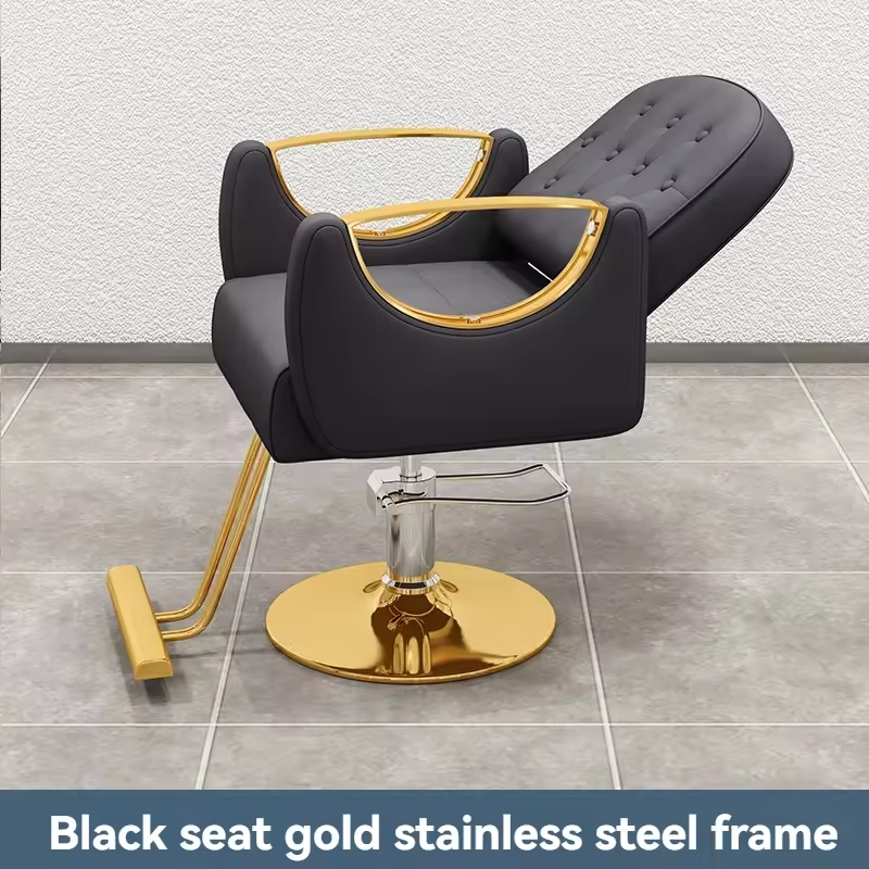 Chinese made of leather, height adjustable, various colors customizable barber chair for salons bedroom