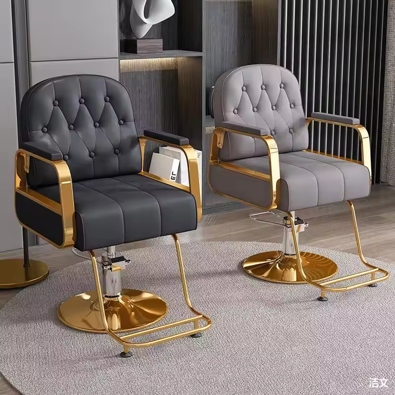 Chinese made of leather, height adjustable, various colors customizable barber chair for salons bedroom