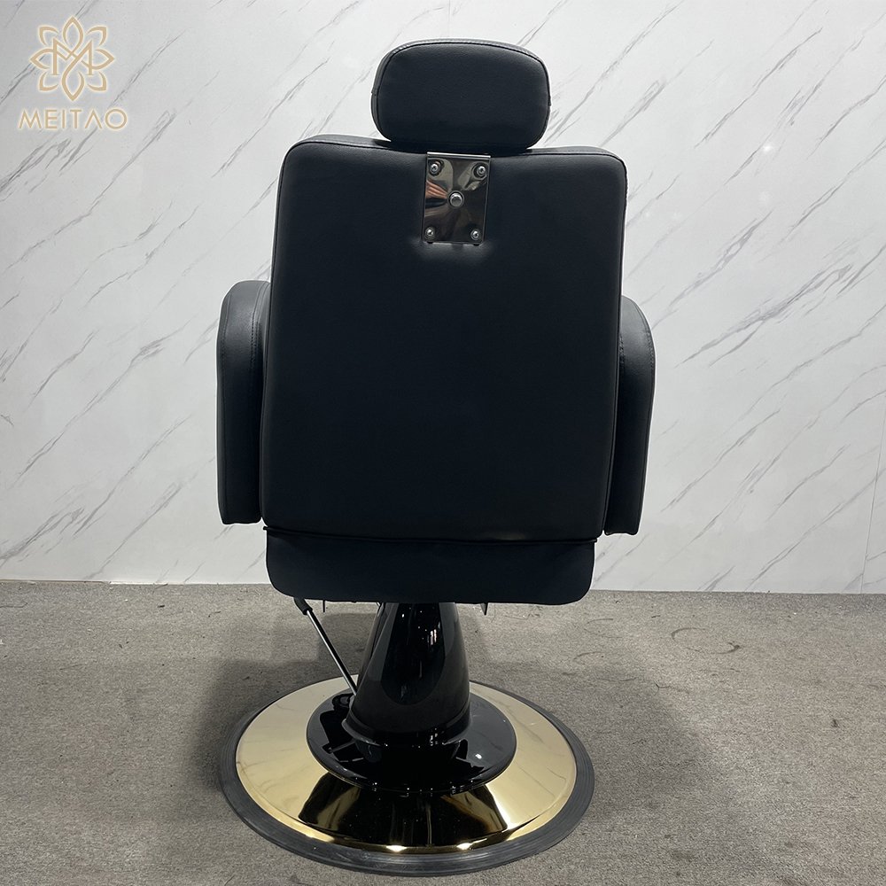 Modern luxury factory manufacture hair salon furniture silla de barberia profesional men women leather recliner barber chairs