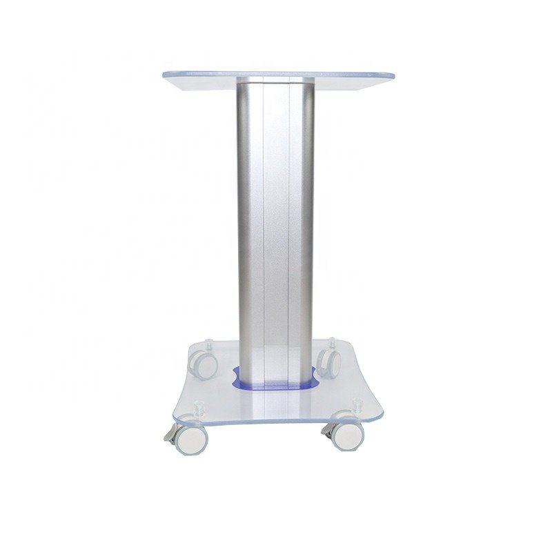 Beauty Hair Instrument Tray Cart Aluminum SPA Rolling Salon Trolley Rolling Movable Cart for Salon Machine