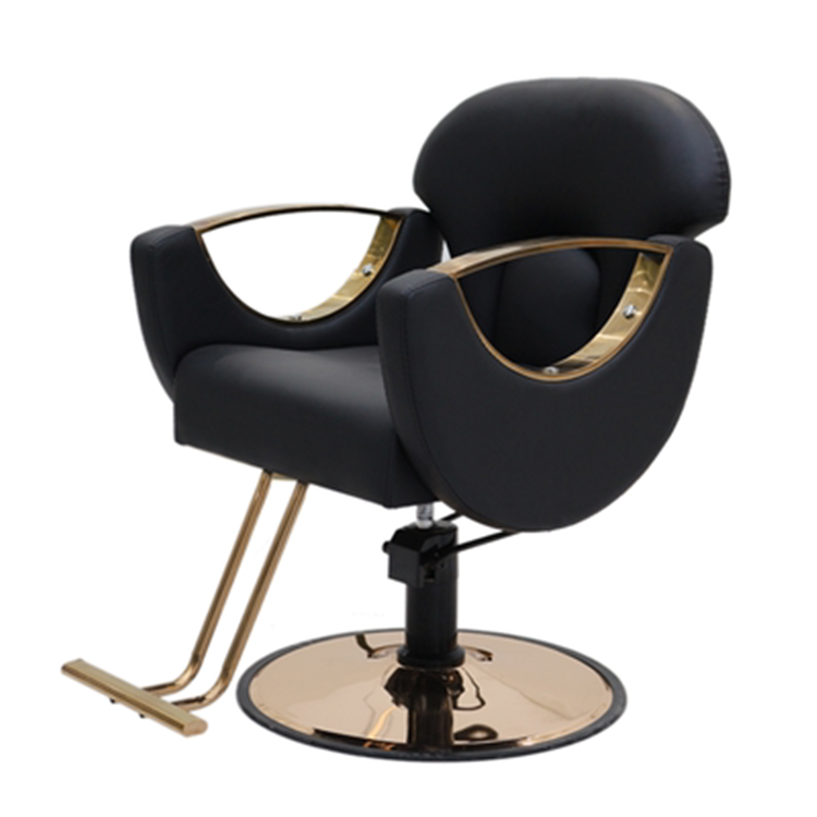 Beauty Hair Salon Furniture Pink Styling Chair Reclining Hairdressing Barber Chairs at prices For Sales hair stylist