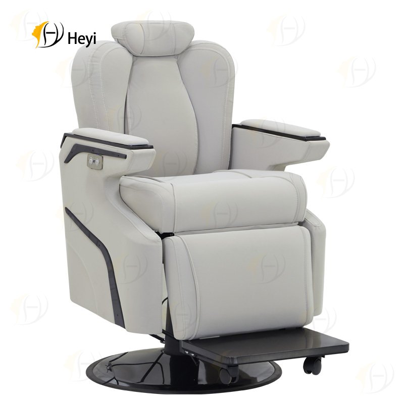 electric folding barber chair facial beauty reclining hydraulic portable barber chairs