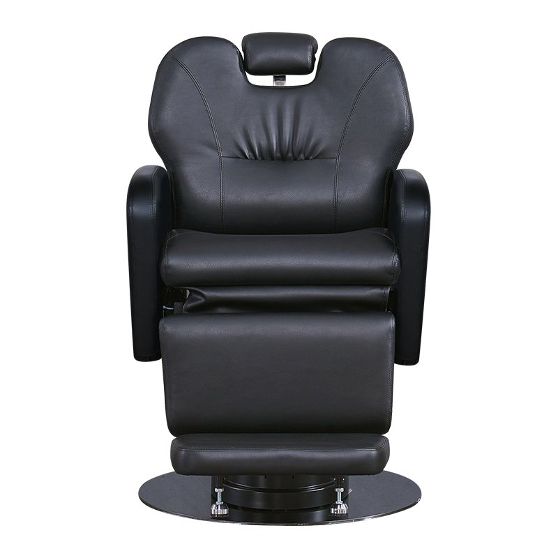 Heavy Duty Barber Station Chair for Men Hair Stylist Salon Beauty Hairdressing Equipment Chair with Metal Base