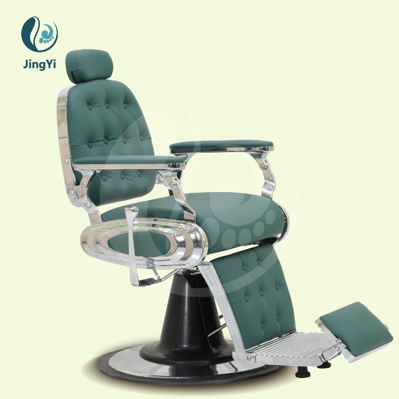 Modern luxury reclining men barber chair hydraulic beauty salon furniture supplier hairdressing shaving chair for barbershop