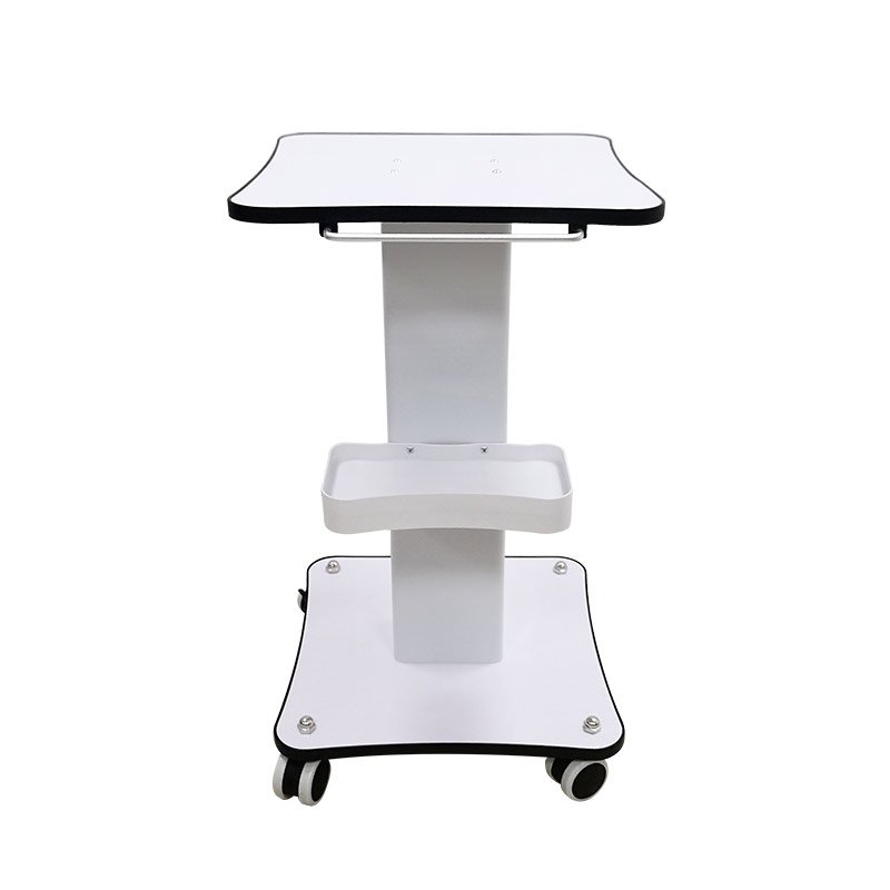 2024 big promotion aesthetic trolley carts beauty machine abs white salon trolley with drawers