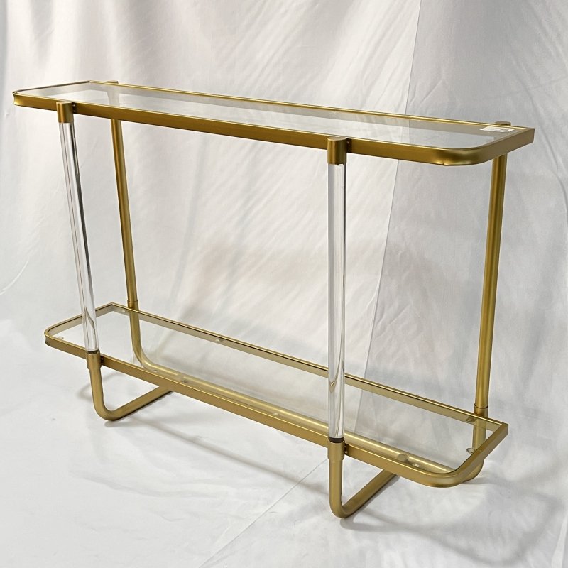 Bar Cart Serving Trolley Gold Cart Mobile Metal Home Coffee Salon Drink Afternoon Tea Glass Modern Hotel Furniture Glass Trolley