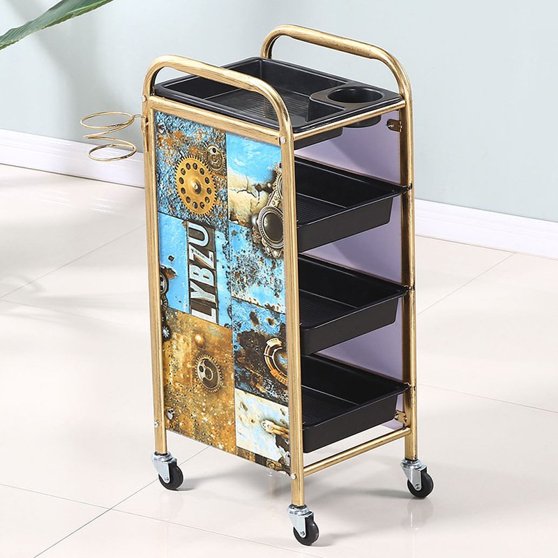 Professional Salon Hairdressing Trolley Manufactured China Hair Salon Equipment Trolley For Sale