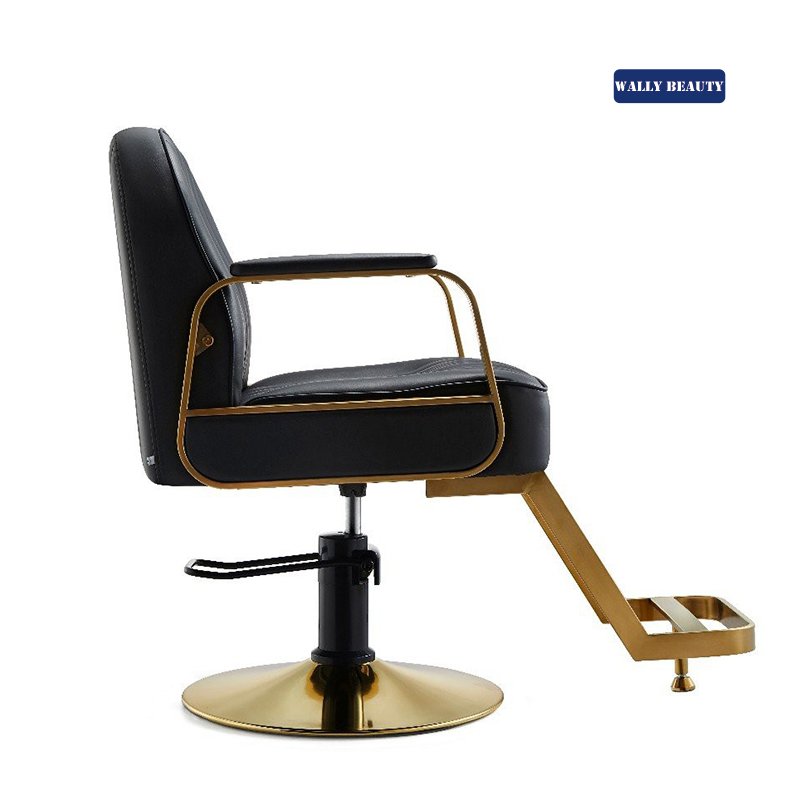wallybeauty high-quality base styling black chair salon shop spa furniture barber chairs for hair salon