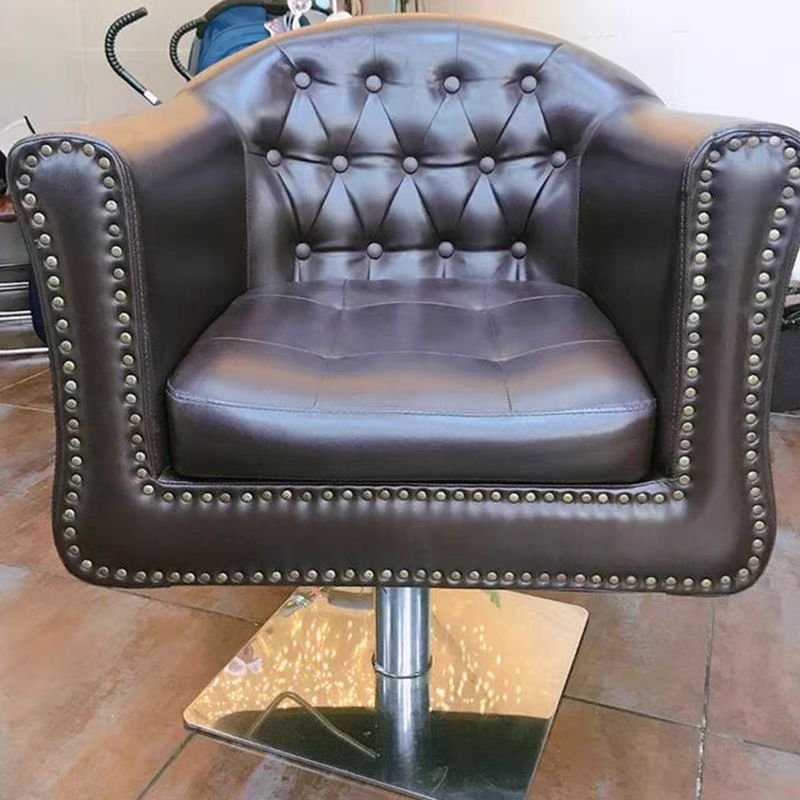 New Arrival England Style Black barber chair Beautiful Grey Modern Design For Lady Hair Cutting Styling Barber Chair