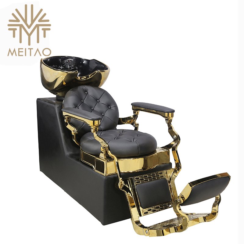 2023 High End Luxury Hairdressing Shampoo Barber Chair For Sale Beauty Salon Equipment Shampoo Bed