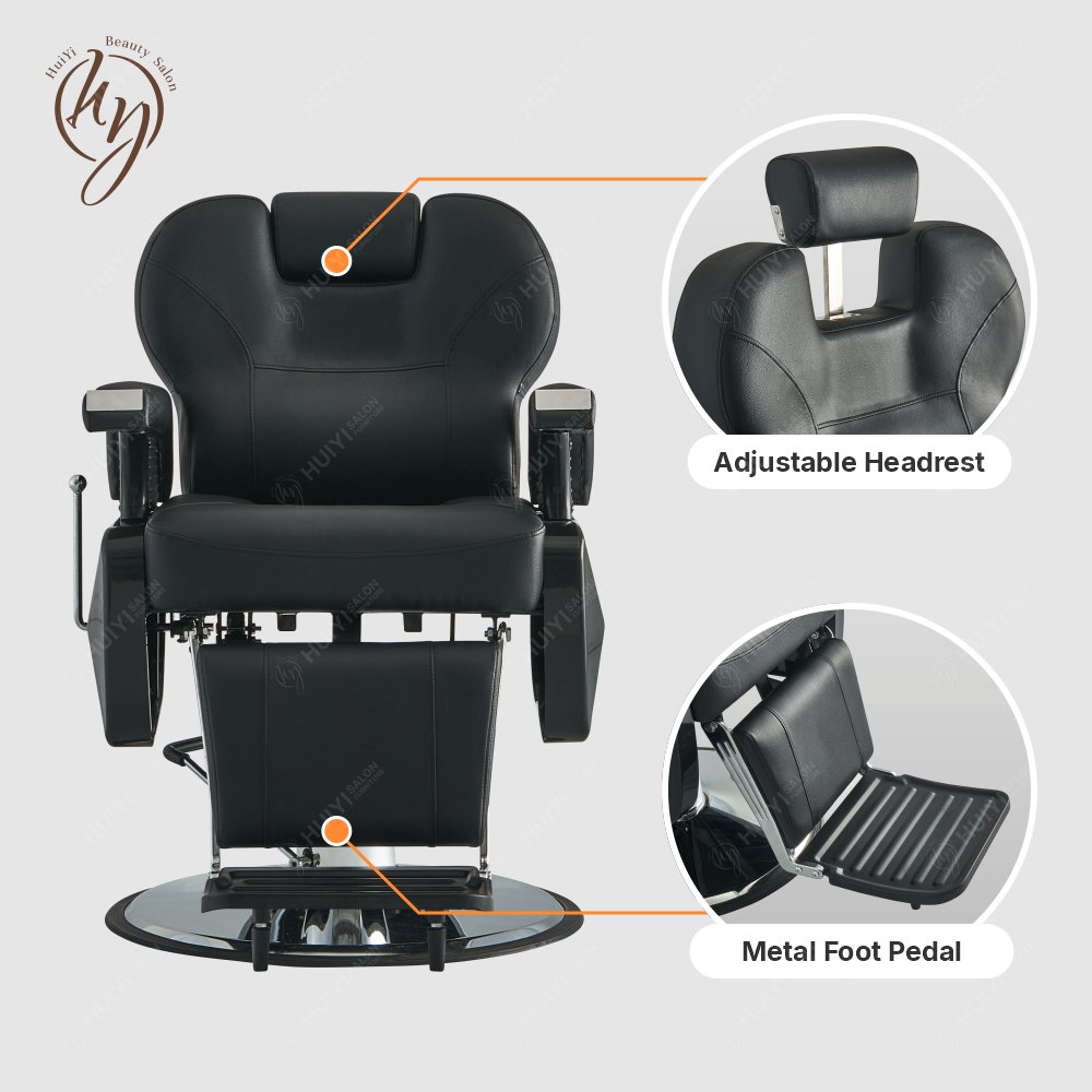 BC8773 Hot Sale Antique Durable Comfortable Reclining Hydraulic barber chair