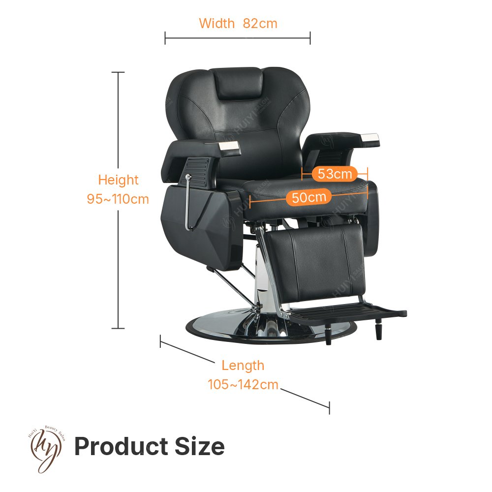 BC8773 Hot Sale Antique Durable Comfortable Reclining Hydraulic barber chair