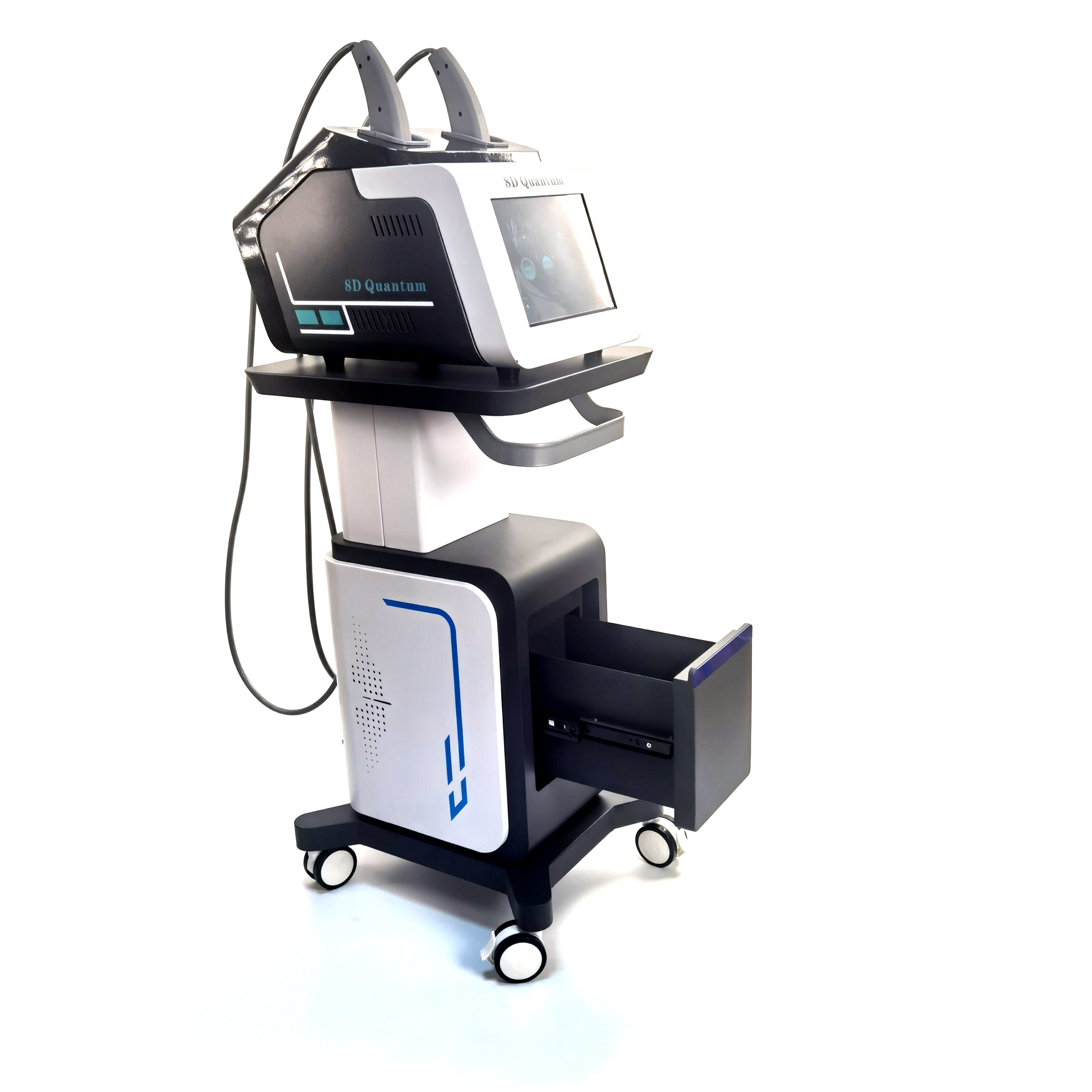 Large capacity drawer trolley for storing beauty equipment in beauty salons