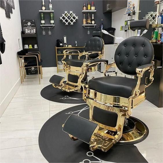 More Design Antique Comfortable Reclining Hydraulic Furniture Beauty Barber Styling Hair Salon Chair