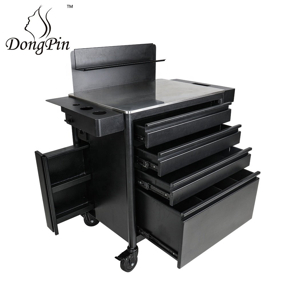 Mobile Metal Tattoo WorkStation Tattoo Cabinet Tool Tray Table Desk Furniture