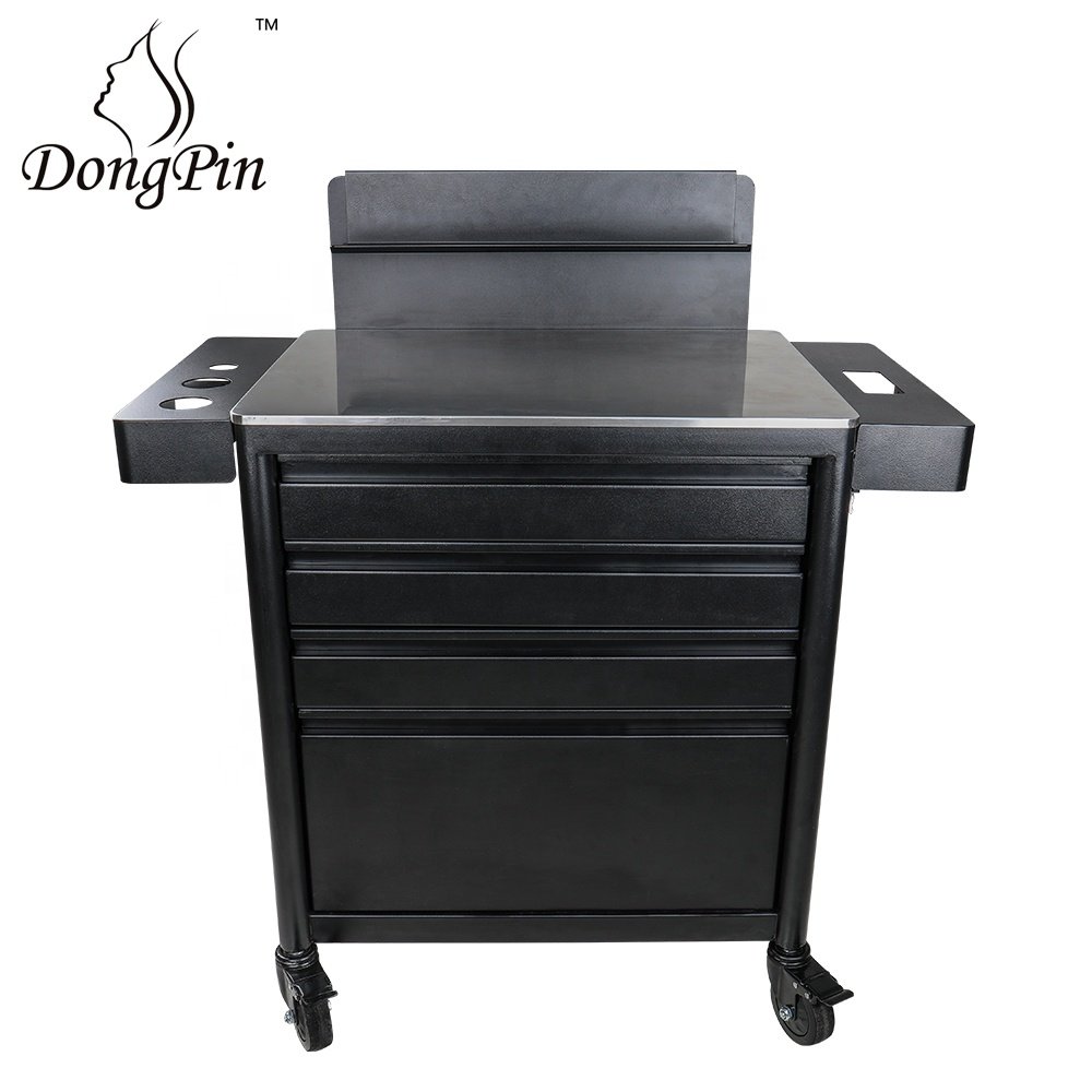 Mobile Metal Tattoo WorkStation Tattoo Cabinet Tool Tray Table Desk Furniture