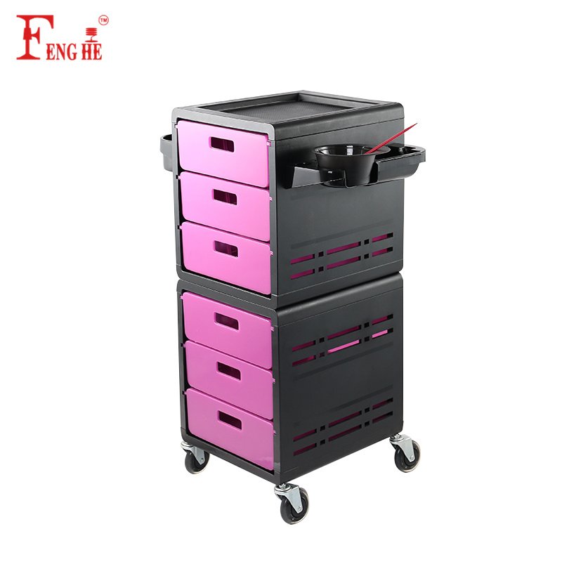 wholesalers trolley hair salon with Four drawers for barber furniture