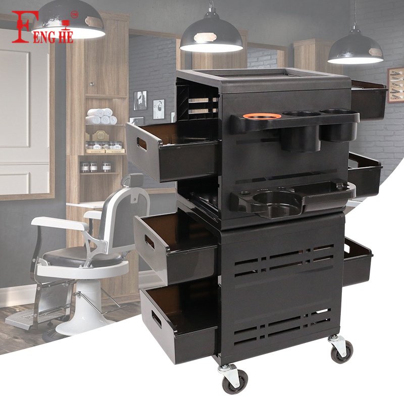 wholesalers trolley hair salon with Four drawers for barber furniture
