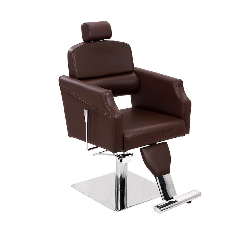 hot sale Salon Furniture Reclining Barber Chair Synthetic Leather for Hair Salon and Home Living Room Use