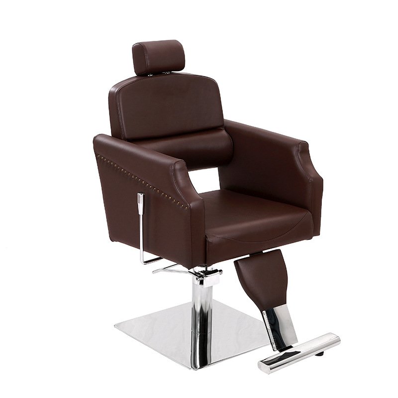 hot sale Salon Furniture Reclining Barber Chair Synthetic Leather for Hair Salon and Home Living Room Use