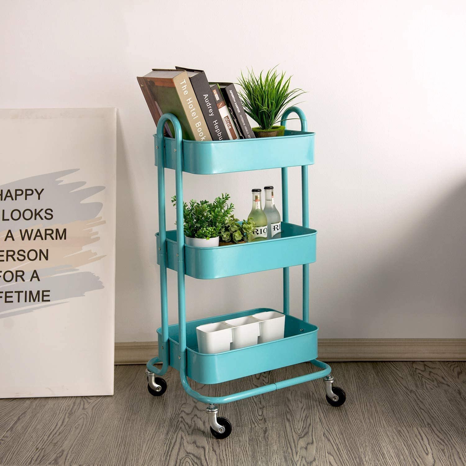 Hand carts 3 tier carts and trolleys 3 tier rolling cart metal carro rodante chariot roulant kereta dorong chariot salon de