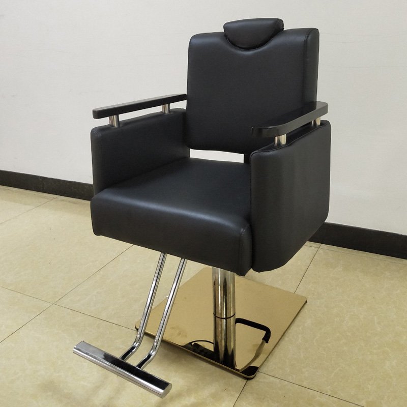 Comfortable Beauty Man Cheap Salon Furniture Hair Equipment Vintage Barber Styling Chairs Modern Salon Furniture Red and Black
