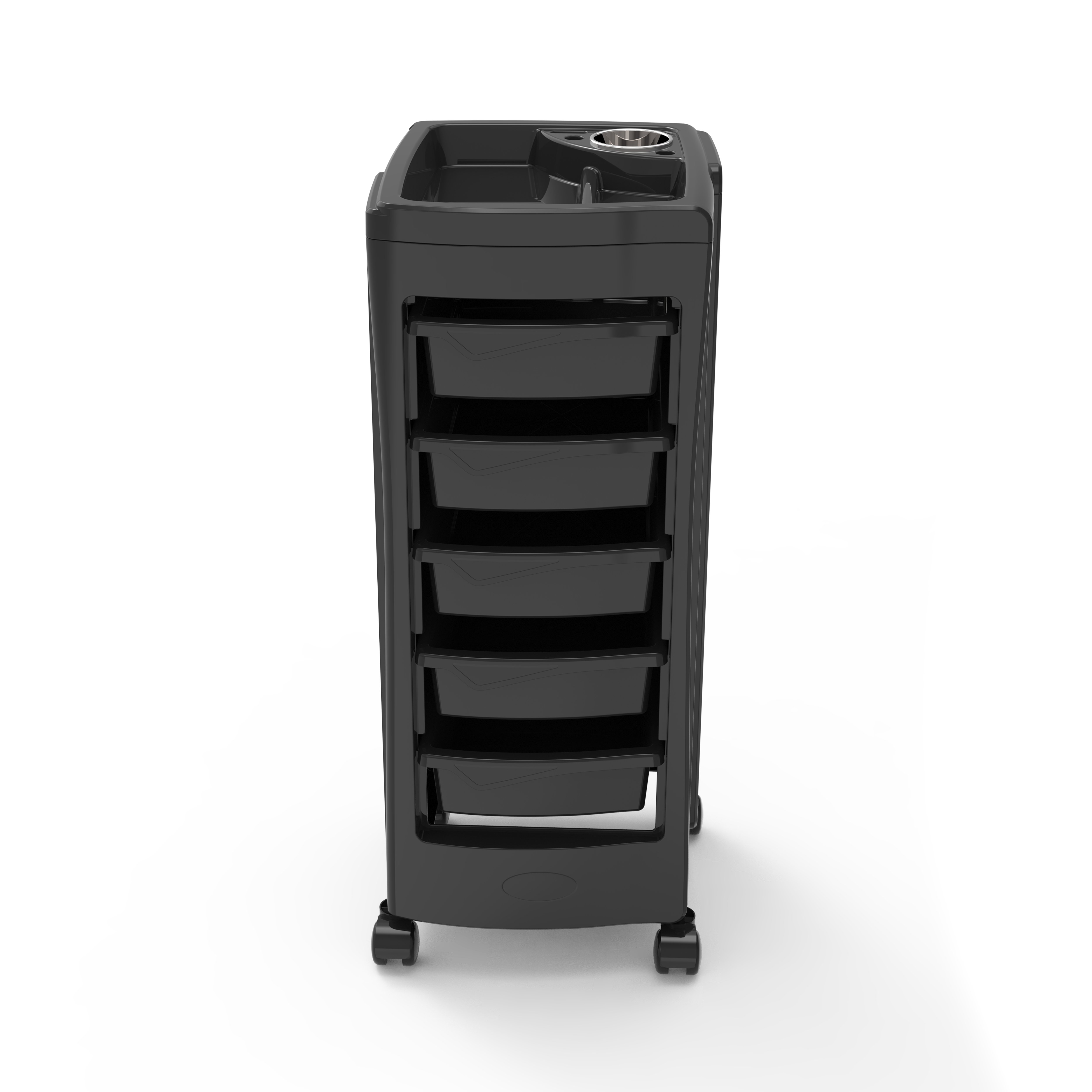barber tools and equipment Black Professional Hair Salon Trolley beauty trolly