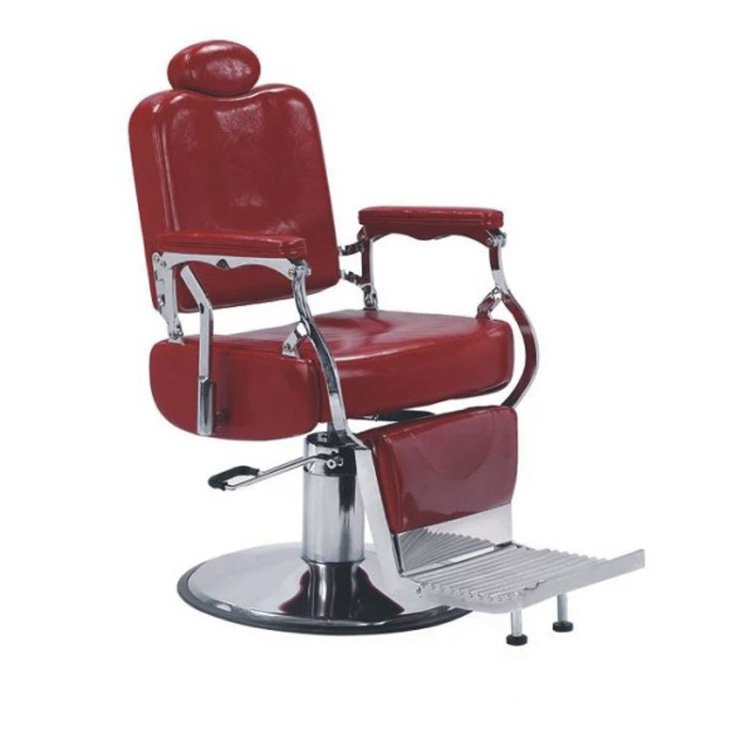 Kisen Commercial Furniture Haircut Hydraulic High Quality Hairdressing Equipment Barbershop Leather Salon Barber Chair