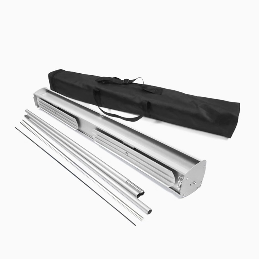 Customization 80x200 Aluminium Roll-up Banner Stand Wind Resistance for Display Advertising Exhibitions with Customizable Logo