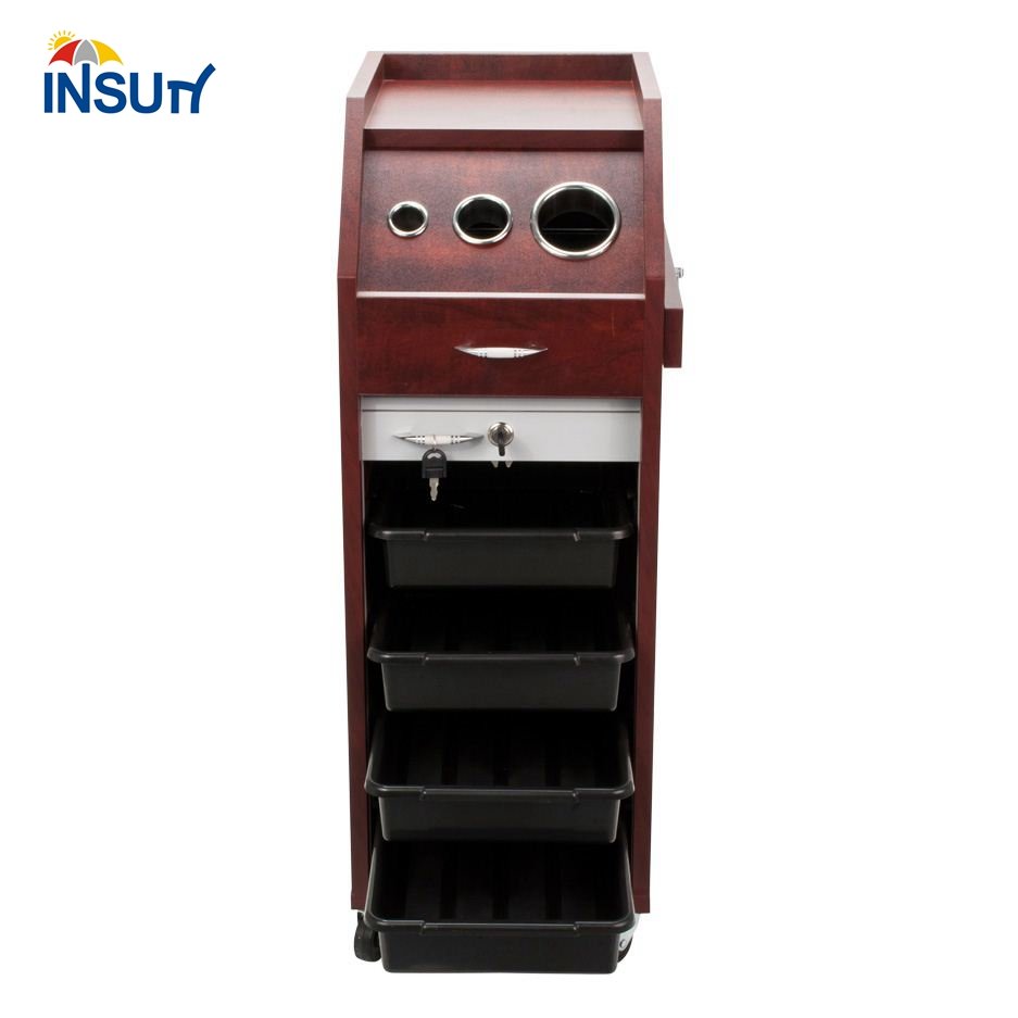 Wooden-salon-trolley and new barber salon trolley and luxury beauty salon trolley cart