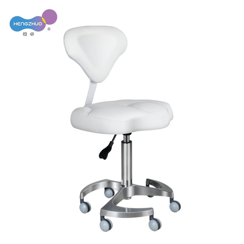 Artisanal Design Beauty Technician Chair Portable Kitchen Bar Stool with Wheel Height Adjustable Barber Chair