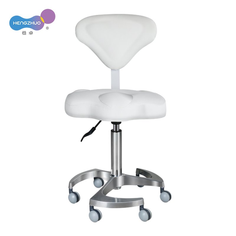 Artisanal Design Beauty Technician Chair Portable Kitchen Bar Stool with Wheel Height Adjustable Barber Chair