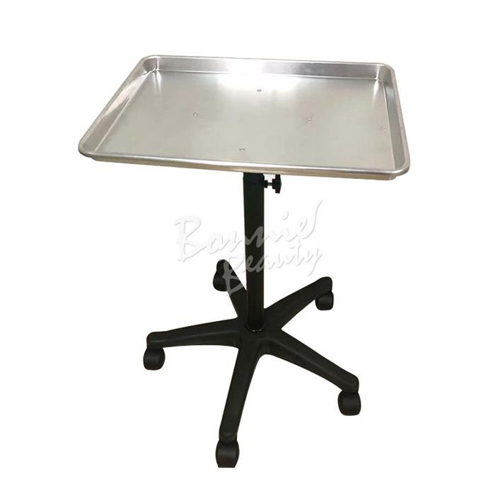 Barber Facial Manicure Hairdressing Aluminum Trolley cart with Wheels