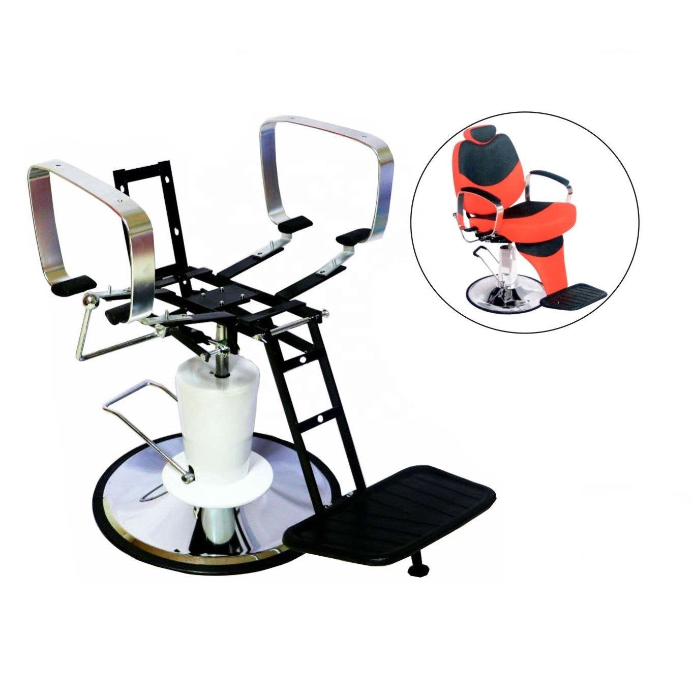 Modern barber shop barber chair salon beauty special hairdressing chair can be lifted barber chair frame