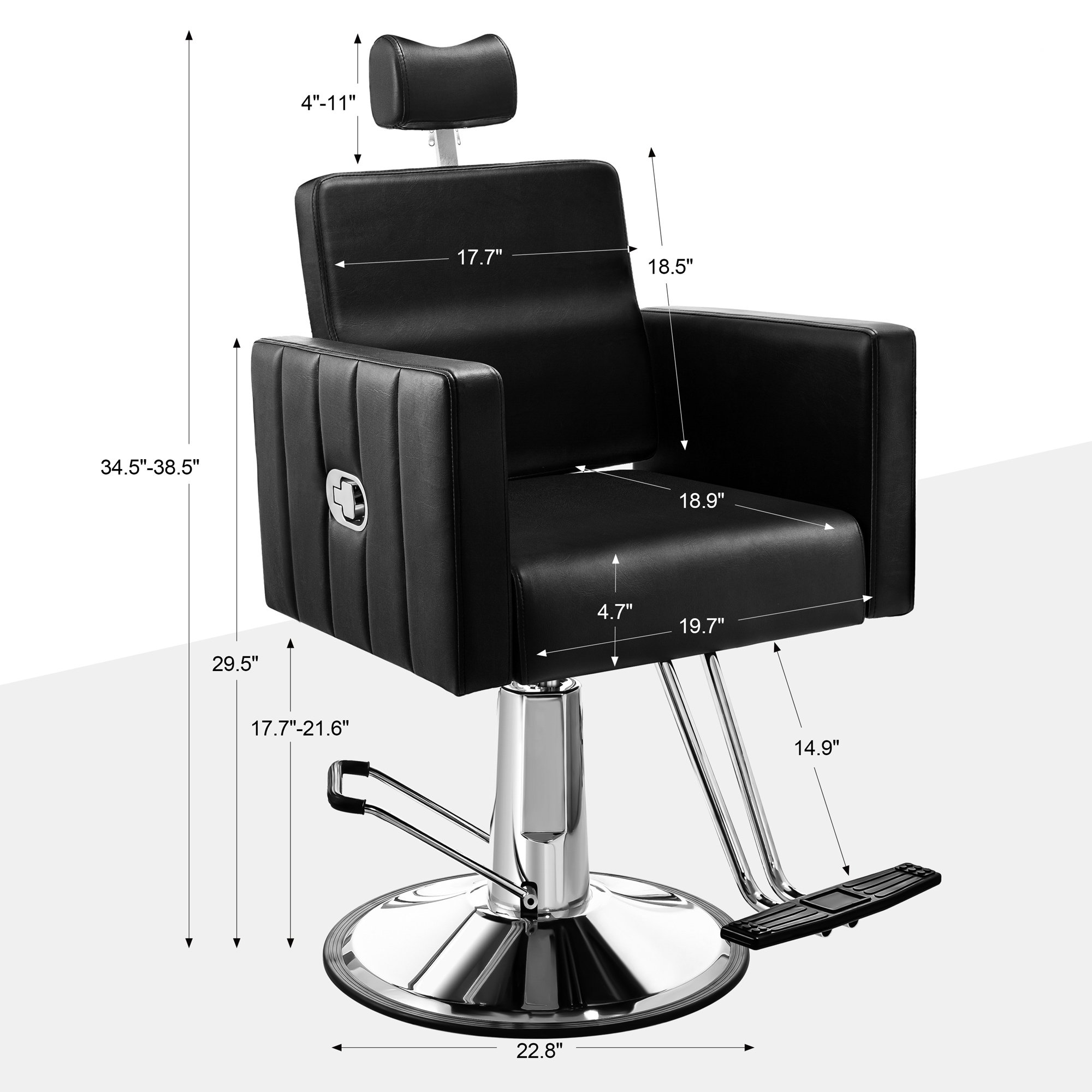 High Quality Good Price Adjustable Height Comfortable Seating Barber Styling Cheap Salon Chair